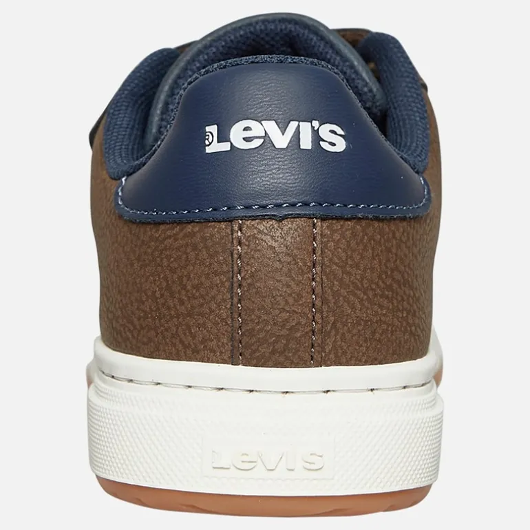 Børn Piper Sneakers Mørkebrun Navy 2241