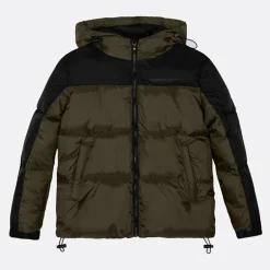 Børne Hættejakke Army / Sort