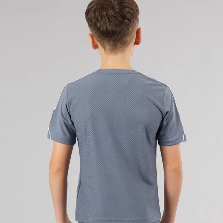 Børne Junior Tiro 23 League T Shirt Team Onix/Hvid