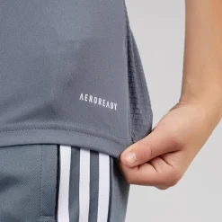 Børne Junior Tiro 23 League T Shirt Team Onix/Hvid