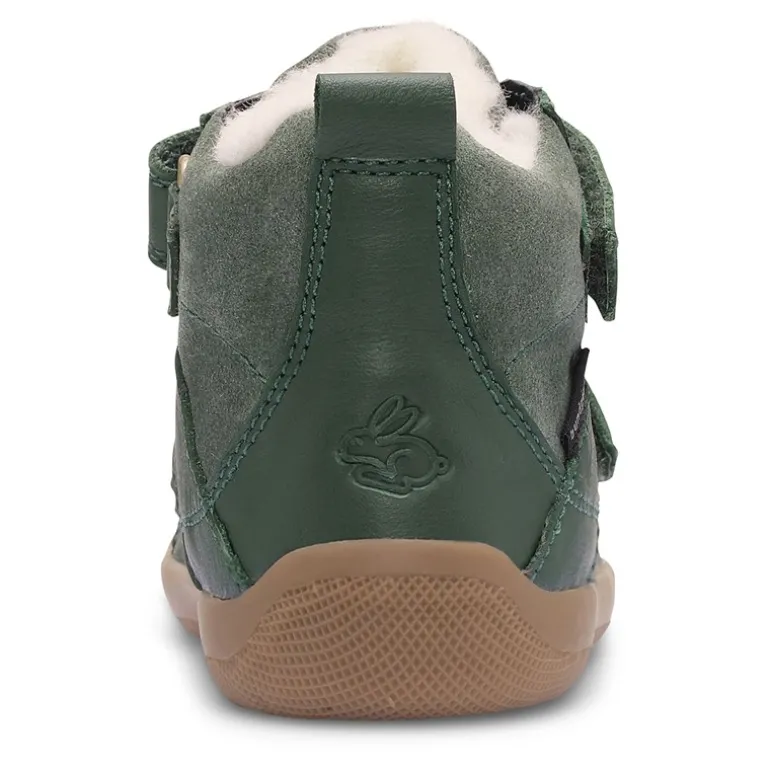 Børne Willie Strap Tex Støvler Flaskegrøn