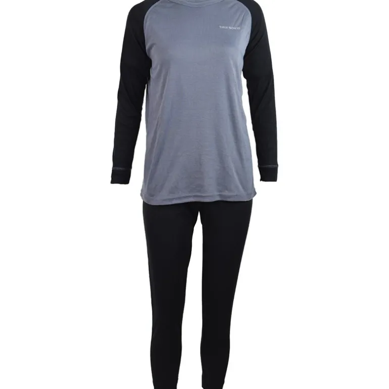 Børnesæt Baselayer Sort Comb