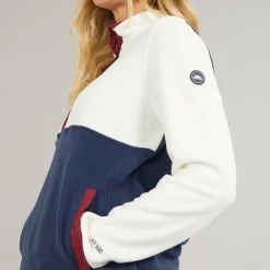 Dame Abilene Halv Knap Fleece Spøgelse