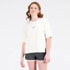 Dame Atletik Genopfrisket Boxy T-shirt Greige