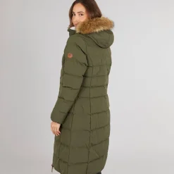 Dame Audrey Vandtæt Foret Hættejakke Dark Vine