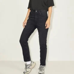 Dame Berlin Slim Fit Jeans Sort Denim