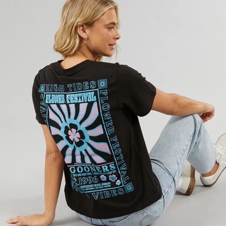 Dame Birds Afslappet overdele Sort