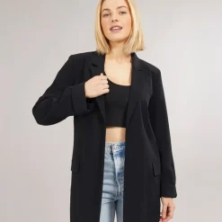 Dame Blazer Blanca Life 3/​4 Løstsiddende Sort