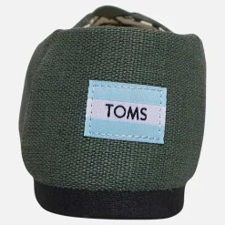 Dame Canvas Alpargata Espadriller Medium Green