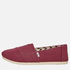 Dame Canvas Alpargata Espadrilles Mørk Blomme