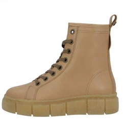 Dame Casflora Blonde Støvler Læder Beige