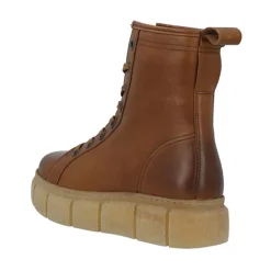 Dame Casflora Blonde Støvler Læder Cognac