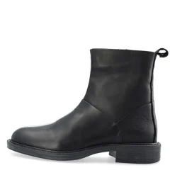 Dame Castina lynlås støvler læder Sort