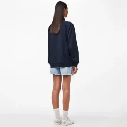 Dame Chilli Halv lynlås sweatshirt Sky Captain