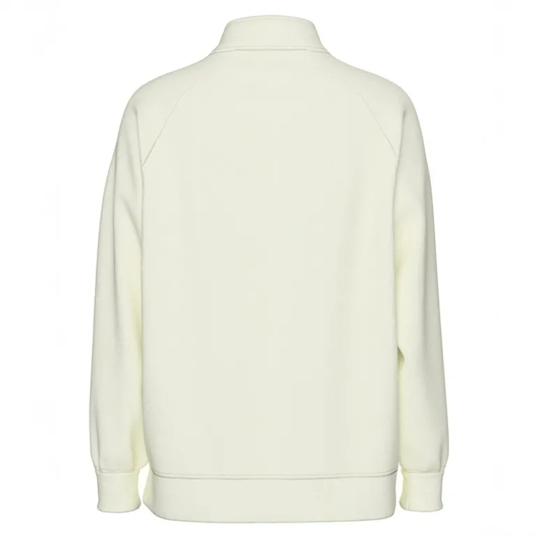 Dame Chilli Halv lynlås sweatshirt White Pepper