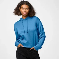 Dame Chilli Langærmet Hættetrøje Azure Blue