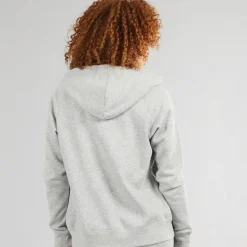 Dame Core Hættetrøje Grå