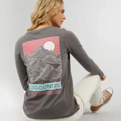 Dame Cullen Langærmet T-shirt Koksgrå