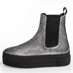 Dame Enya Støvler 009 Sølv Slange