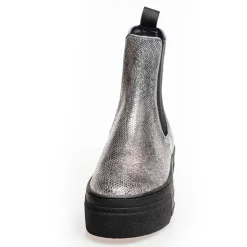 Dame Enya Støvler 009 Sølv Slange