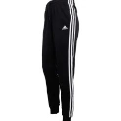 Dame Essentials 3-Stripes French Terry Bukser Sort/​Hvid
