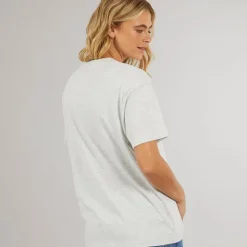 Dame Farri T-Shirt Is Gråmeleret