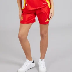 Dame FEF Spanien Dame 24/​25 Autentiske Hjemme Shorts Better Scarlet