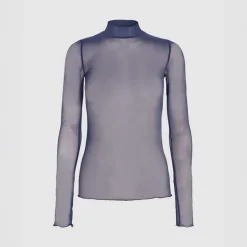 Dame Filana Langærmet Bluse 0925 Patriot Blue