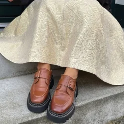 Dame Go Free Loafers 0241 Cognac