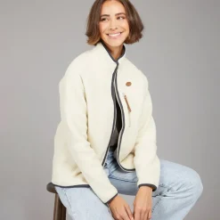 Dame Hyacint Fuld Lynlås Fleece Spøgelse