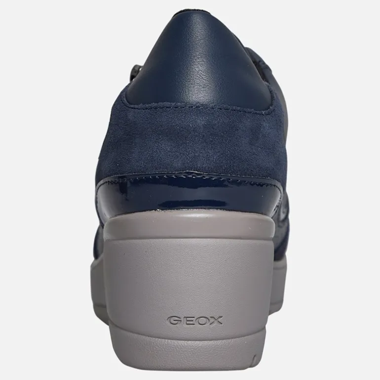 Dame Ilde Kilehæl Lynlås Træningssko Navy