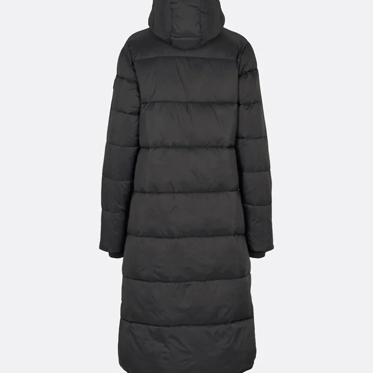 Dame Iza Puffer Jakke Sort