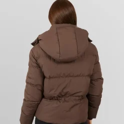 Dame justerbar talje puffer kaffe