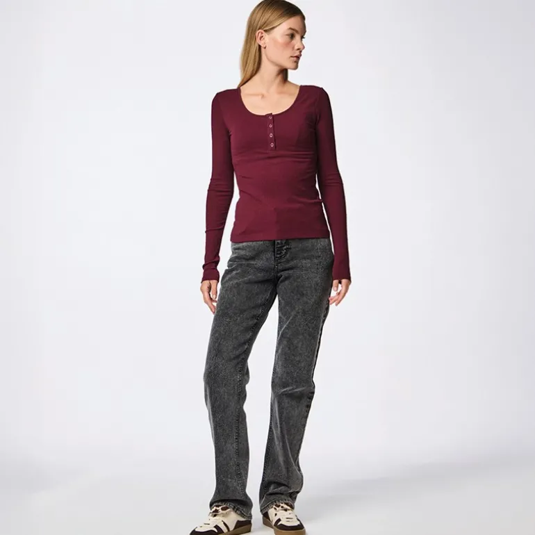 Dame Kitte Overdele Rød