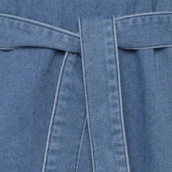 Dame Morgen Kjole 1002 Medium Blue