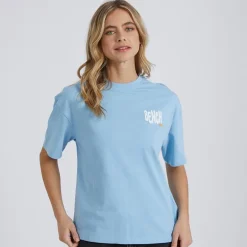 Dame Nanala T-shirt Lyseblå