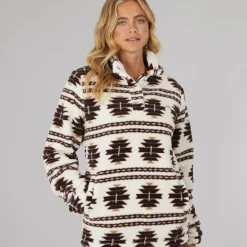 Dame Navo Borg Fleece Vinter Hvid