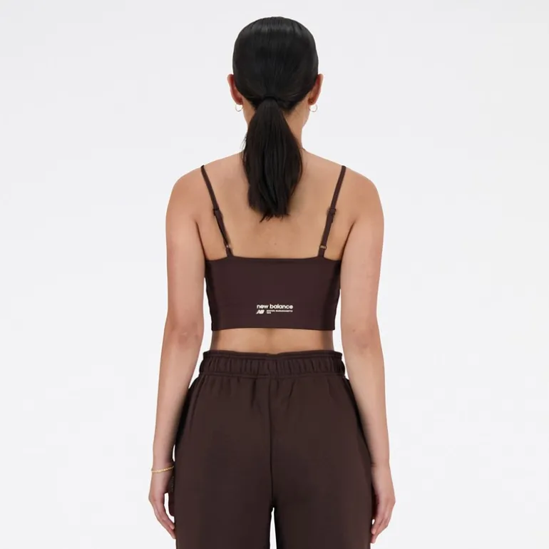 Dame NB Harmony Let Støtte Sports BH Sort Kaffe