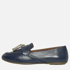 Dame Palmaria Tassel Loafers Blå/​Lys Guld