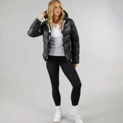 Dame Phillipa Puffer Jakke Sort