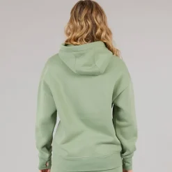 Dame Riddy Oversized Hættetrøje Sage Green