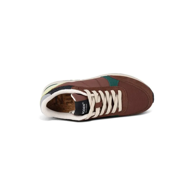 Dame Ronja Reflekterende Sneakers 312 Sepia