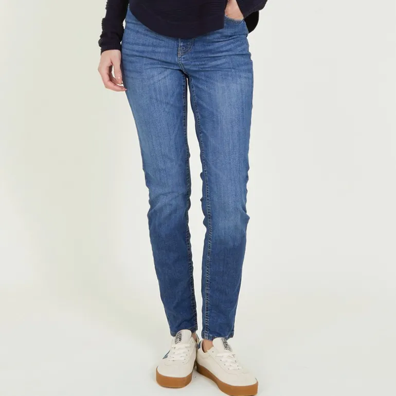 Dame Satty Skinny Jeans Blå