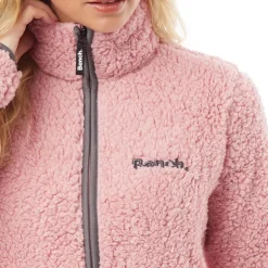 Dame Sherpa Fleece Jakke Pink