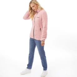 Dame Sherpa Fleece Jakke Pink