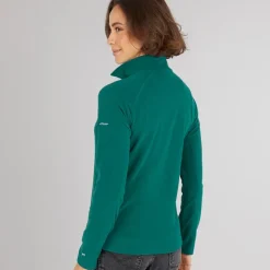 Dame Shiner 1/​2 lynlås Mikro Fleece Teal