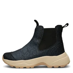 Dame Silje Glitter Ankelstøvler Blå