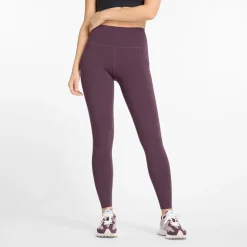 Dame Slanke NB Dry Højtaljede Tætsiddende Leggings Blomme Brun