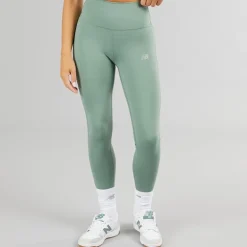 Dame Sleek NB Dry Højtaljede Tætsiddende Leggings Mørk Enebær