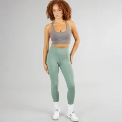 Dame Sleek NB Dry Højtaljede Tætsiddende Leggings Mørk Enebær